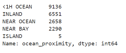 Value count of variables