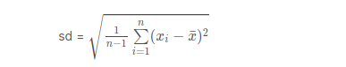 sd programming in R