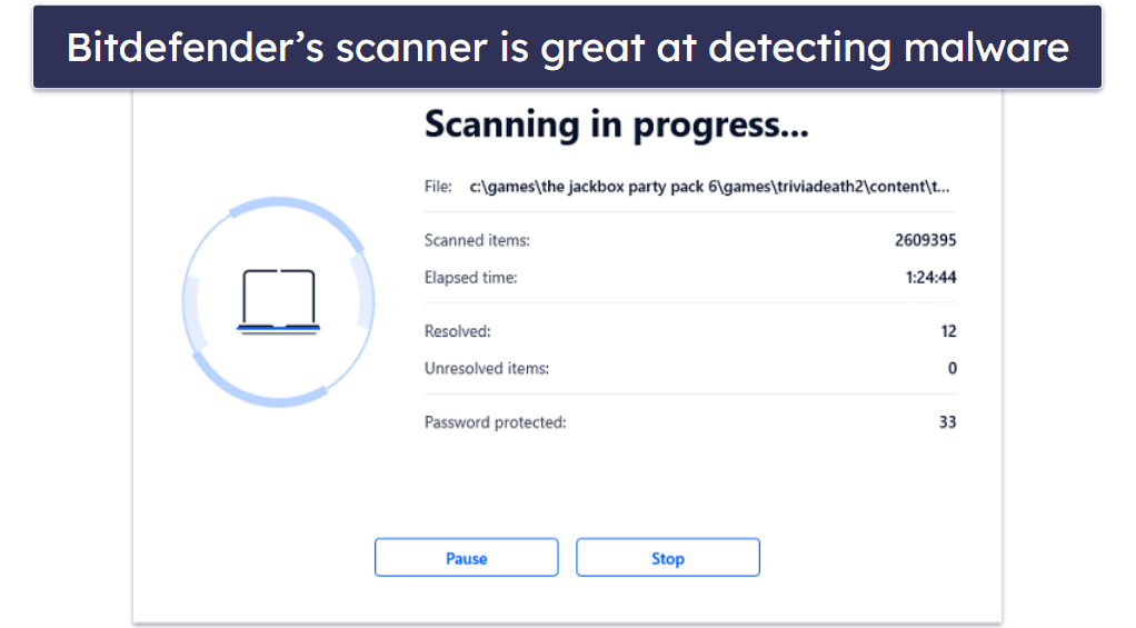 🥈2. Bitdefender — Tons of Features + 30-Day Free Trial