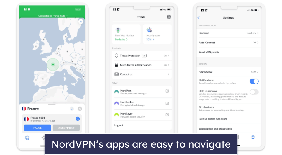 4. NordVPN — Great VPN for Securing Your F1 Streams