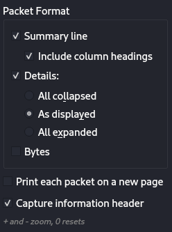 Packet Format