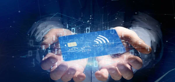 AI helps safeguard VISA credit card transactions against cyber threats.