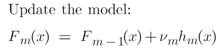 update model | Gradient Boosting Algorithm