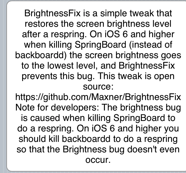 Brightness fix for iOS 6 01