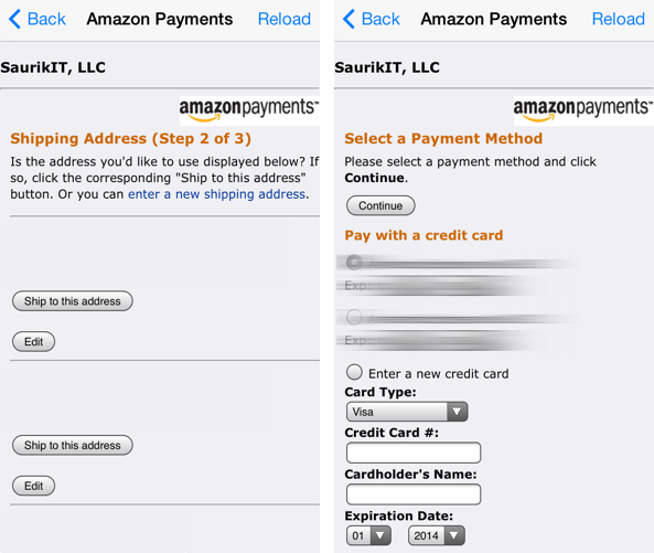 Cydia Amazon Payments