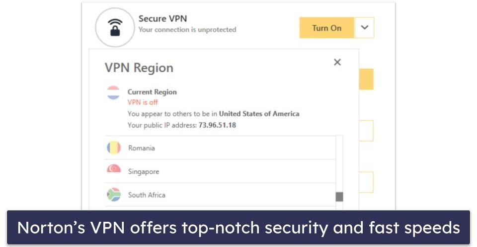 🥇1. Norton — Best Overall Antivirus for Removing Yahoo! Redirect