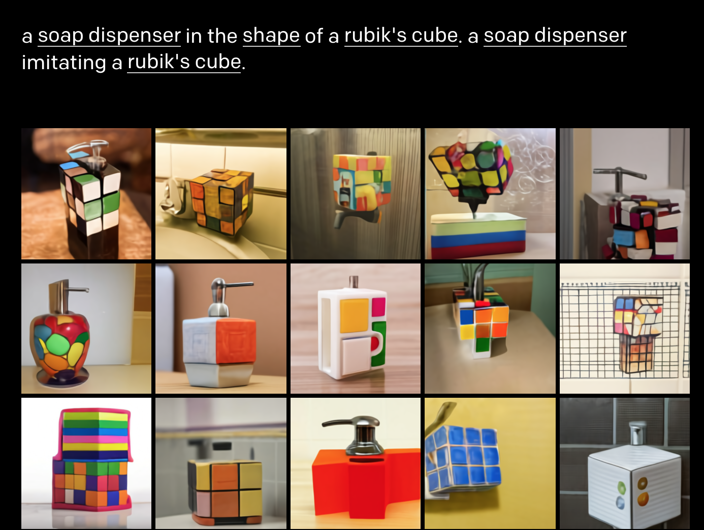 soap disoenserin cube