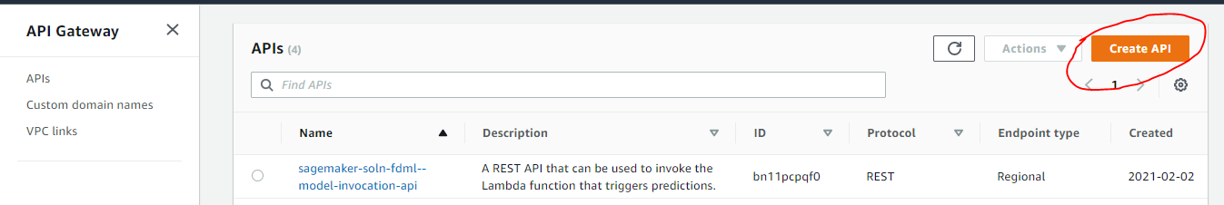 API