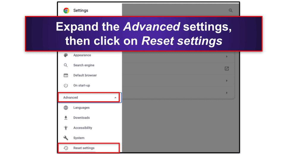 Preliminary Step. Remove Suspicious Extensions and Reset Your Web Browser’s Default Settings