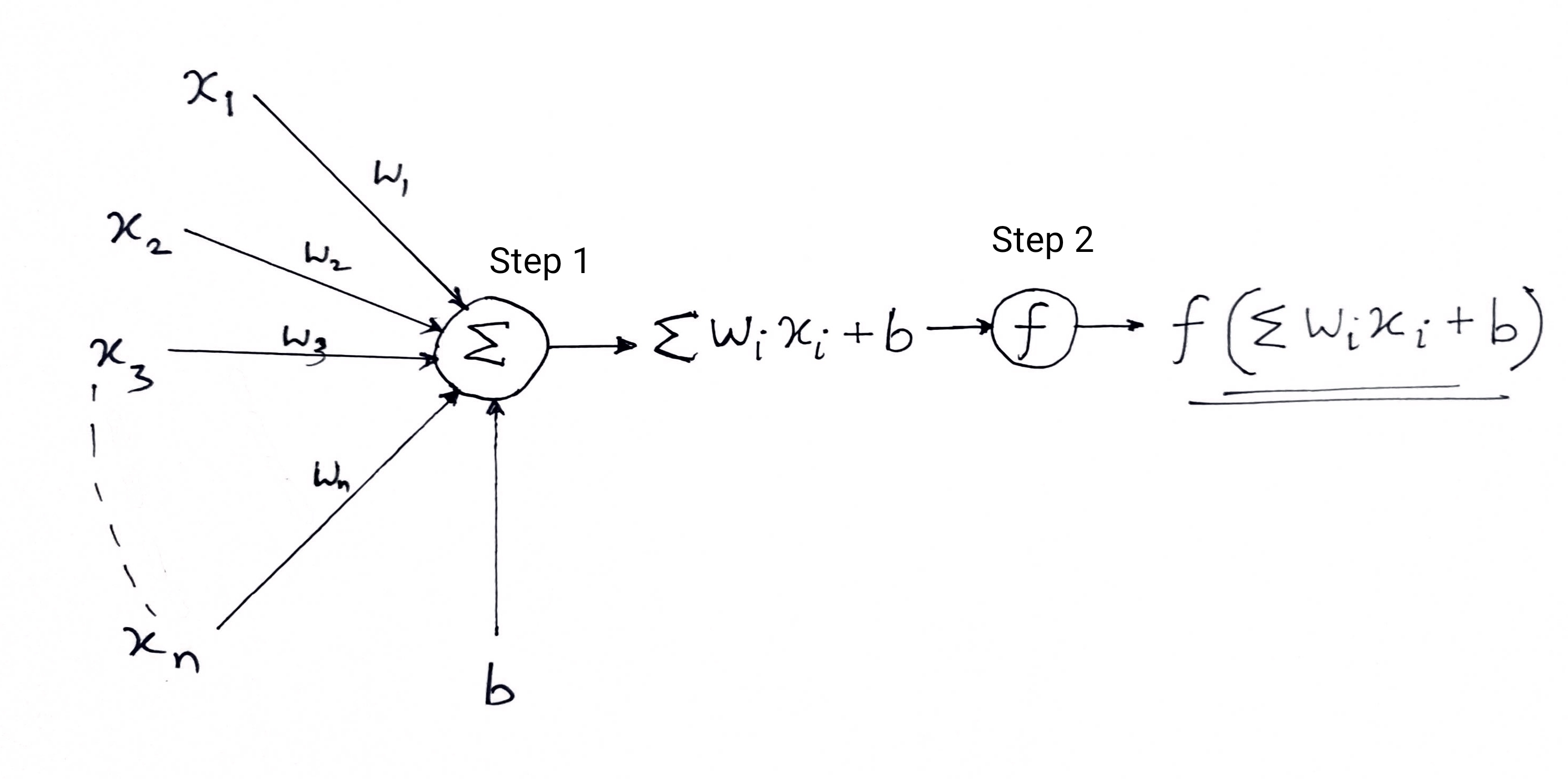 Working of a Perceptron