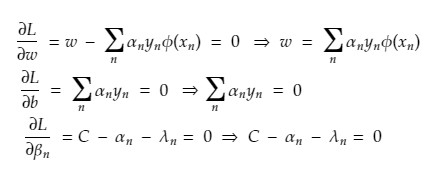 Mathematics SVM dual form primal