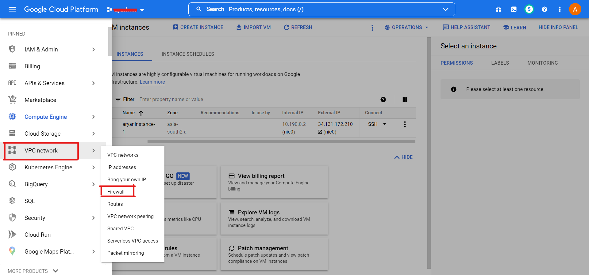 Firewall Settings