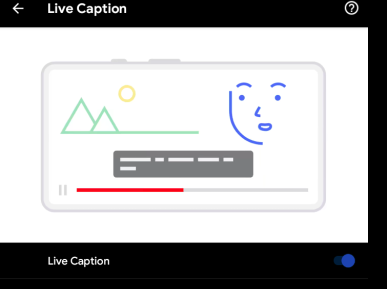 Live Caption in Android OS