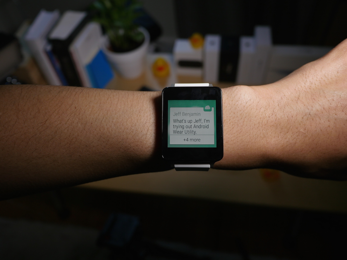 Android Wear Utility Screen