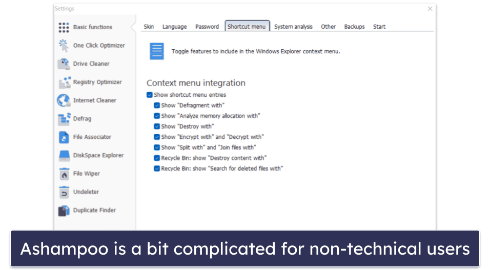 10. Ashampoo WinOptimizer 19 — PC Optimization With Privacy Tools