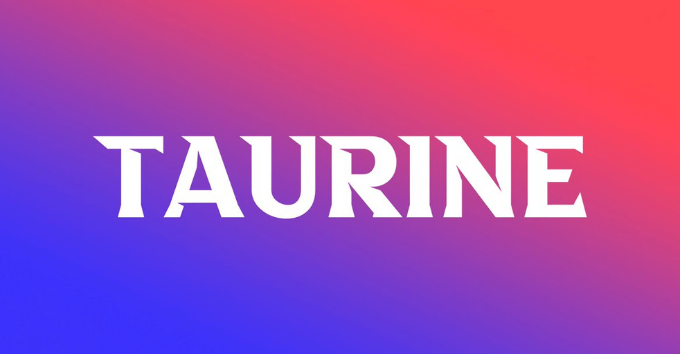 Taurine banner.