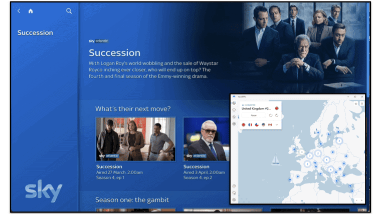 🥉3. NordVPN — Great for Securing Sky Go Traffic