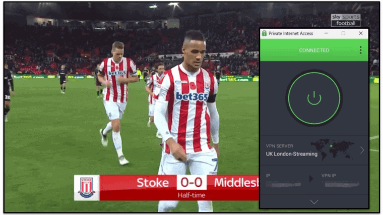 🥈2. Private Internet Access — User-Friendly Mobile Apps For Watching Sky Sports