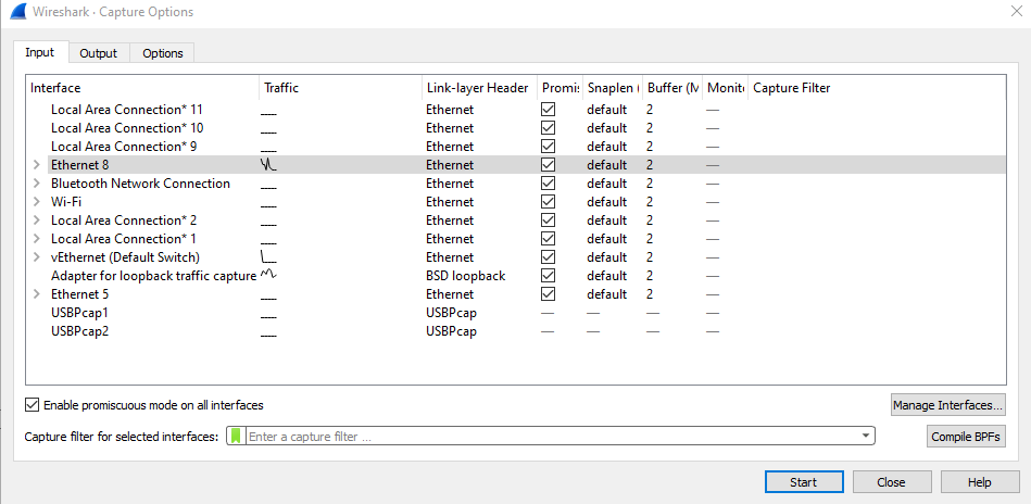 Input tabs