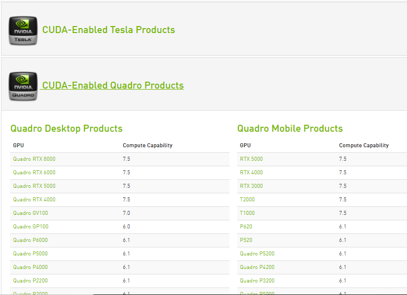 NVIDIA GPU  - CUDA