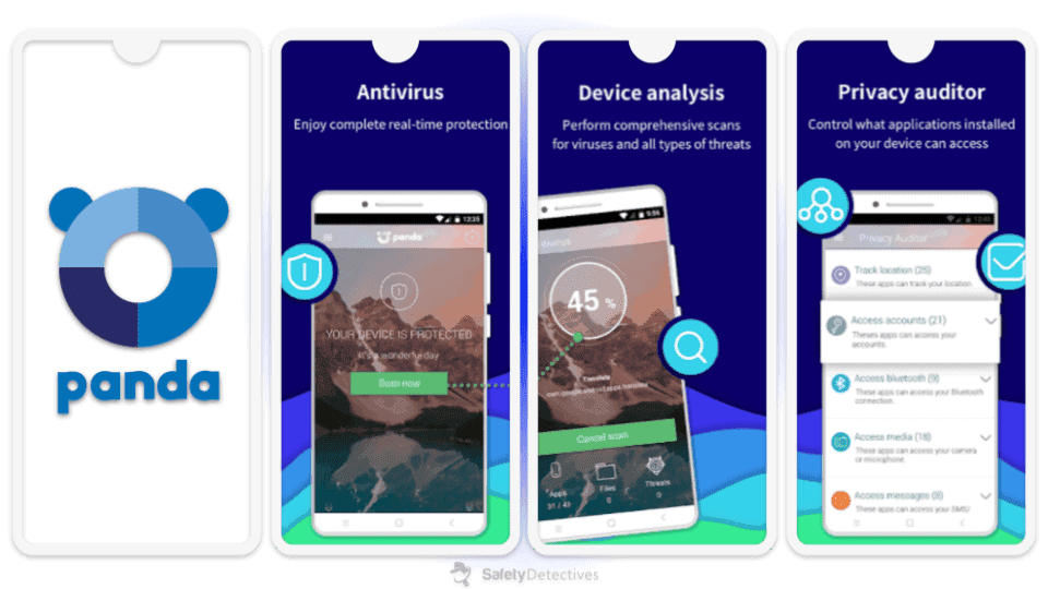 5. Panda Dome Free Antivirus for Android — Good Antivirus Scanning With Great Smartwatch Compatibility