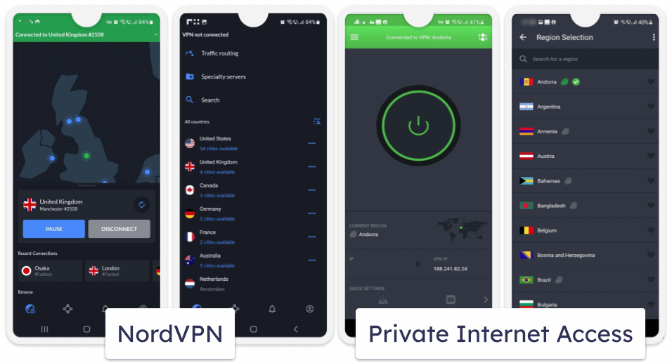 Apps &amp; Ease of Use — Both VPNs Are User-Friendly