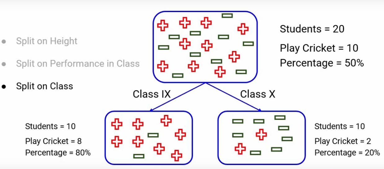 Decision Tree Split - Class