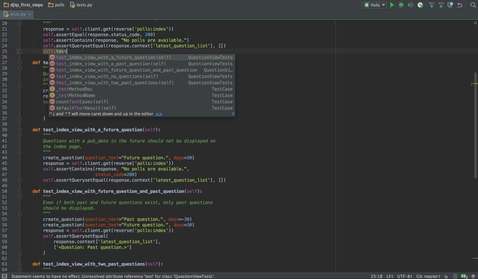 Example of Python IDE - PyCharm