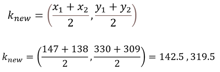 Midpoint formula | K-Means Clustering Customer Segmentation