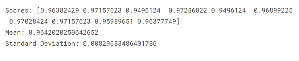 machine learning models