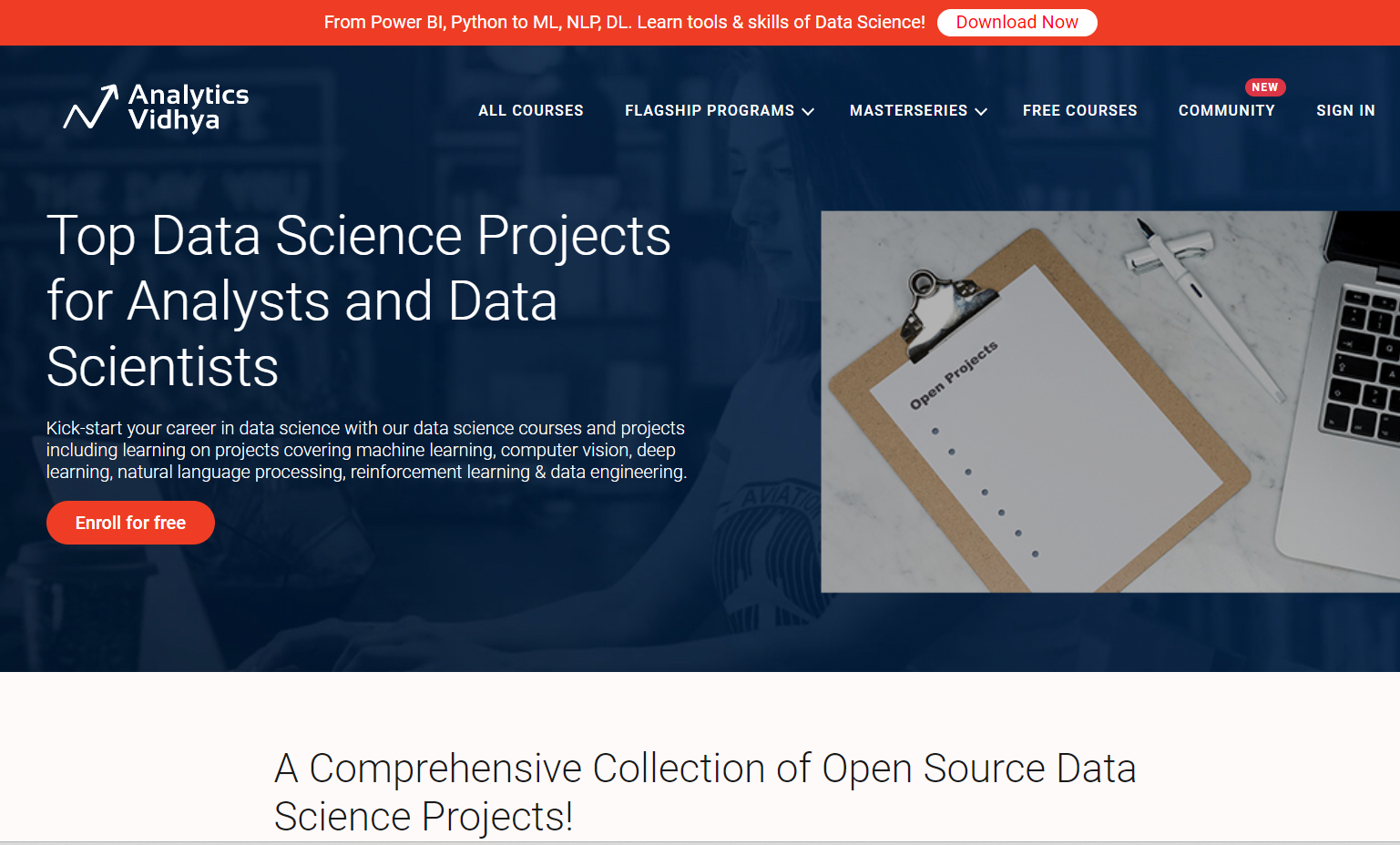 Top Data Science Projects for Analysts and Data Scientists