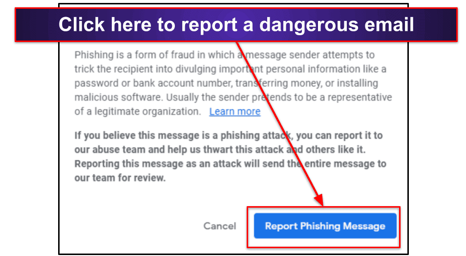 “This Message Seems Dangerous” Is Appearing in Emails I Receive