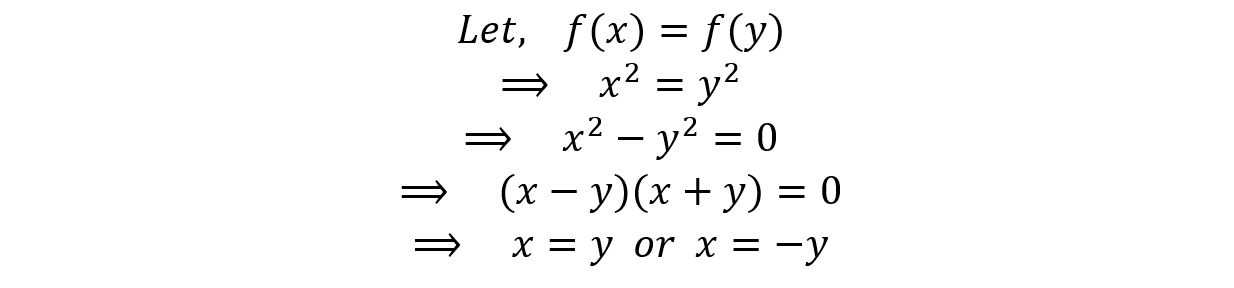 injective function have one output for one input