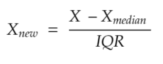 Robust scaling