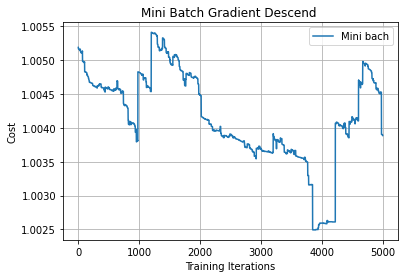 mini batch | gradient descent