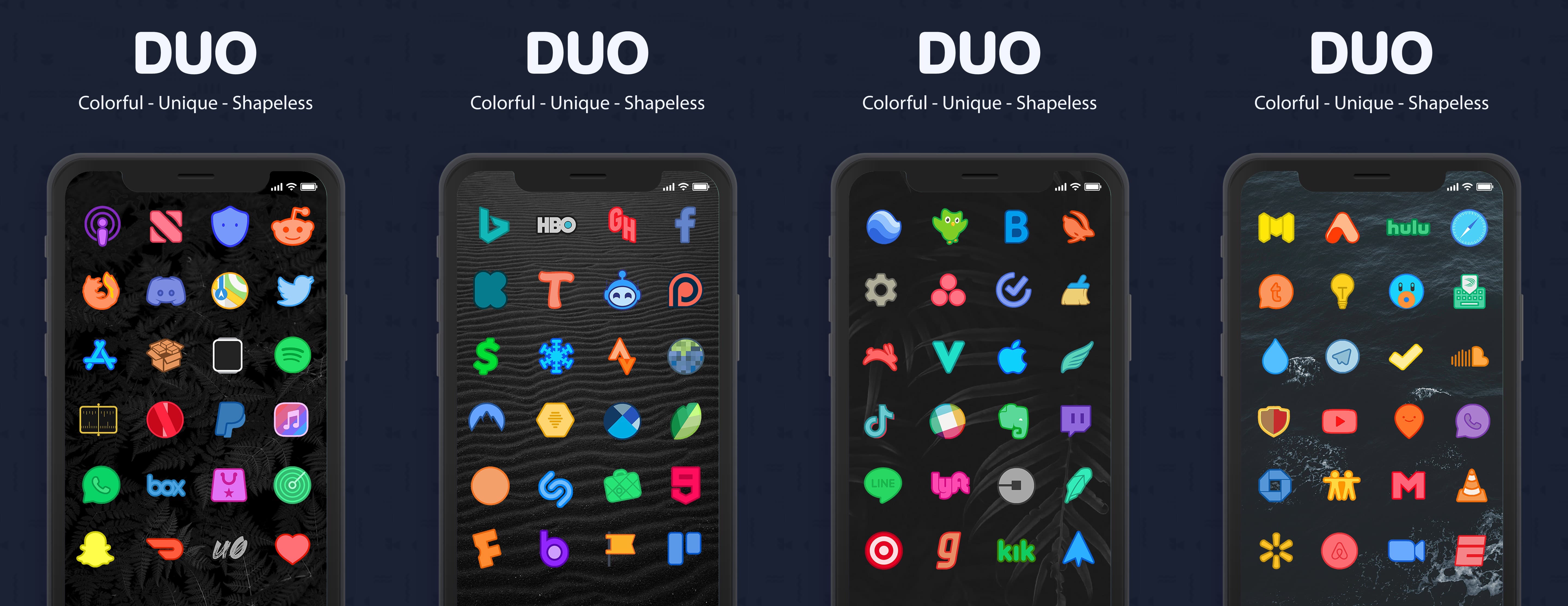 Duo theme for iPhones.