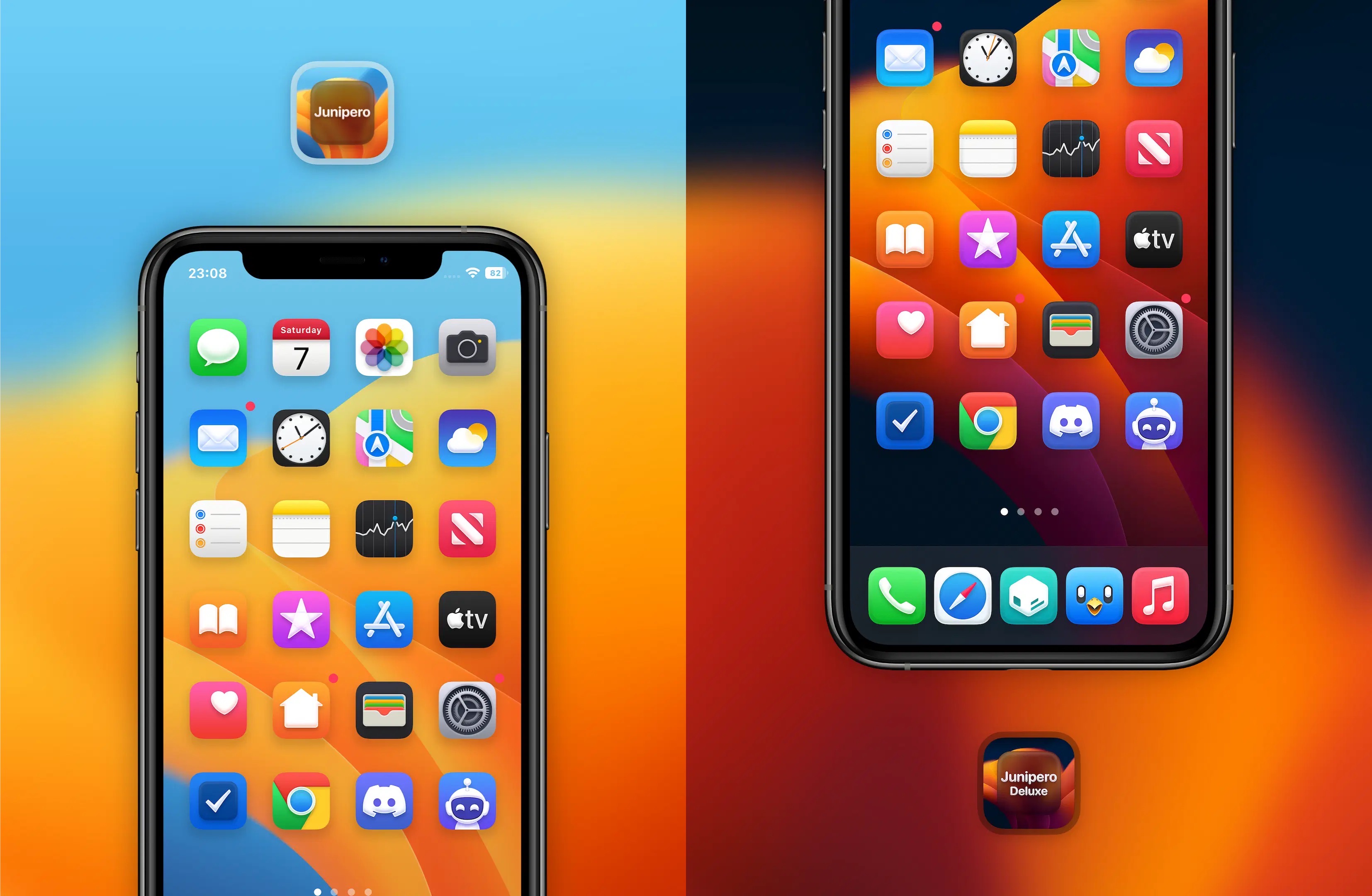 Juniper is a new macOS Big Sur inspired theme for jailbroken and non-jailbroken iPhones.