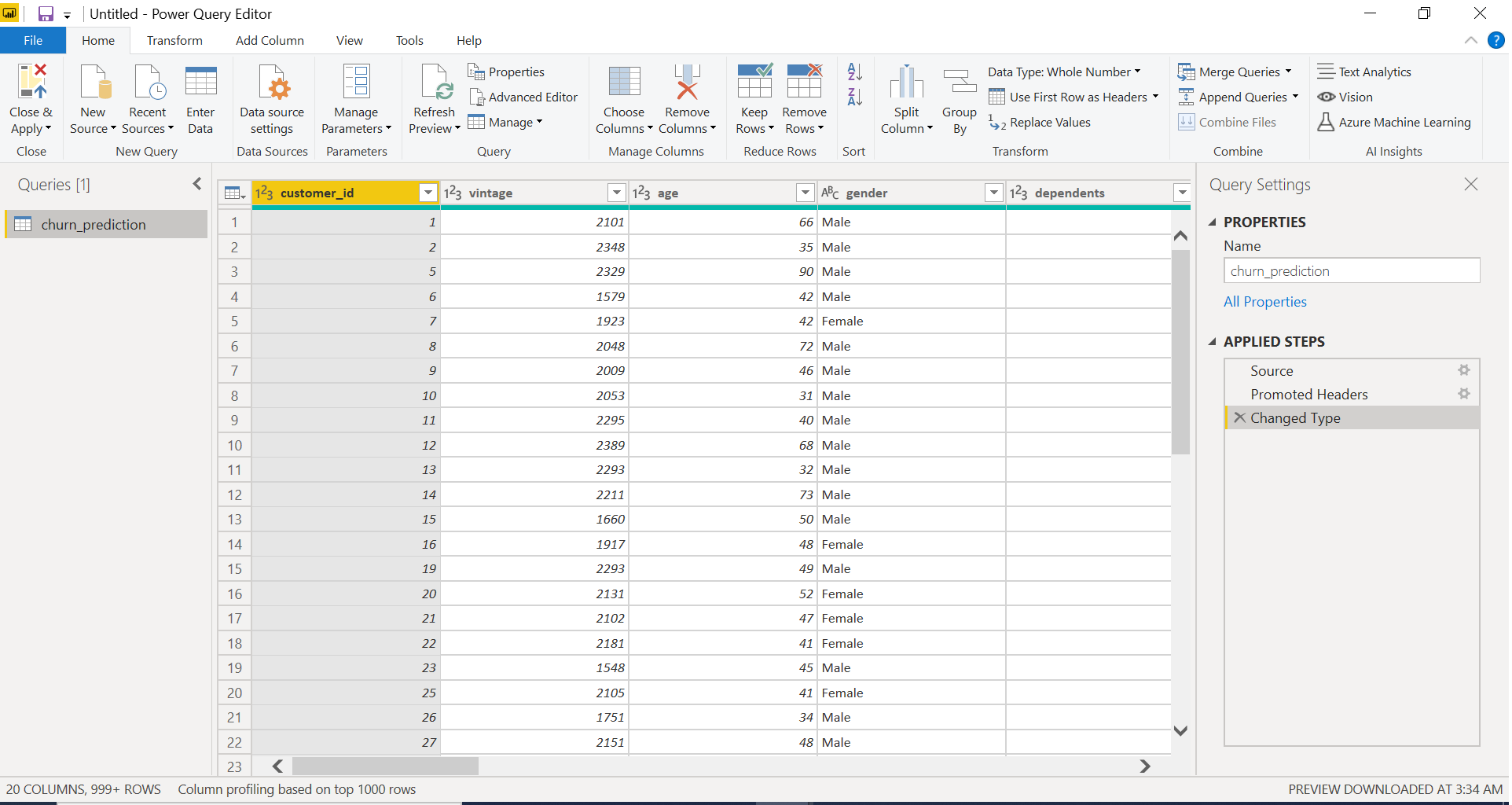 Integrating Python with Power BI: Power Query Window