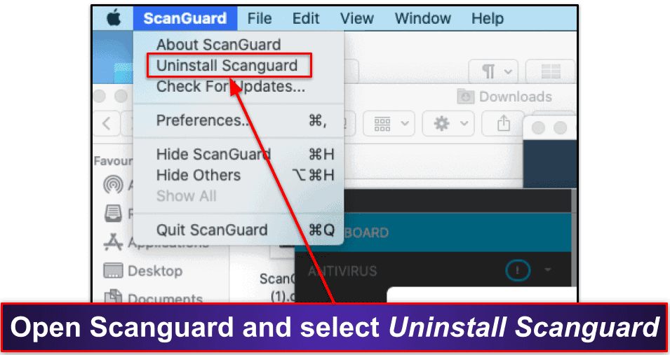 How to Uninstall &amp; Fully Remove Scanguard Files From Your Devices