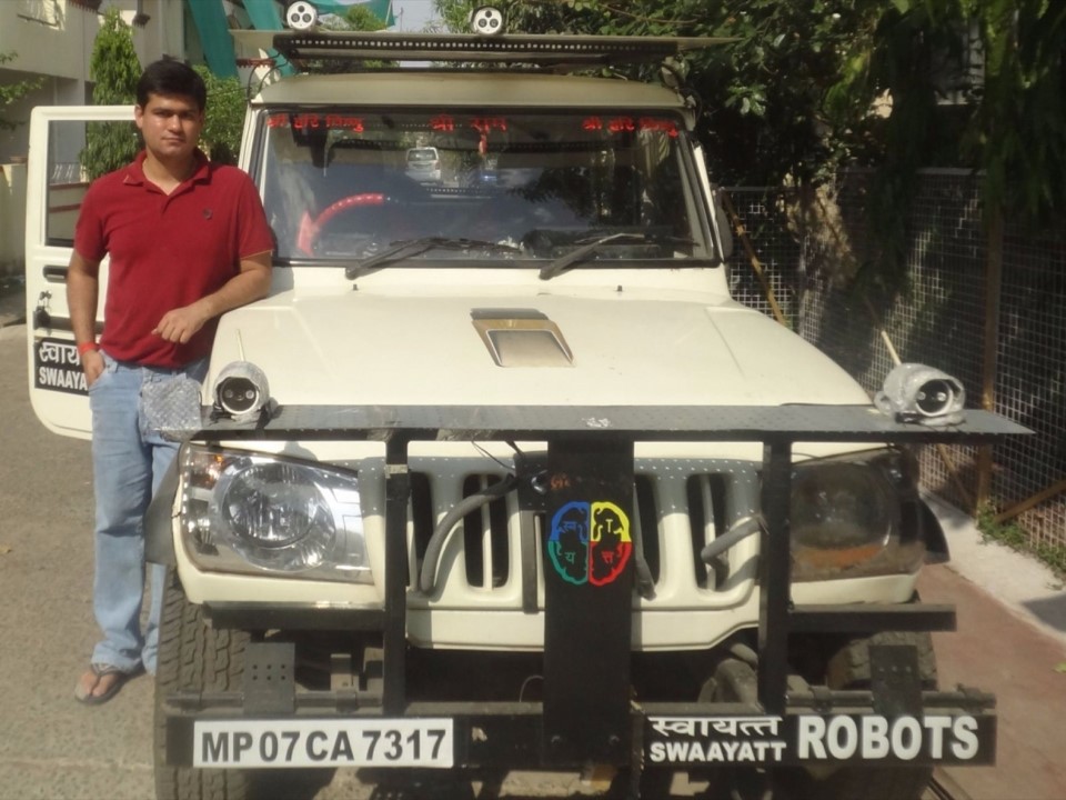 Swaayatt Robots' Mahindra Bolero achieves Level 5 autonomy