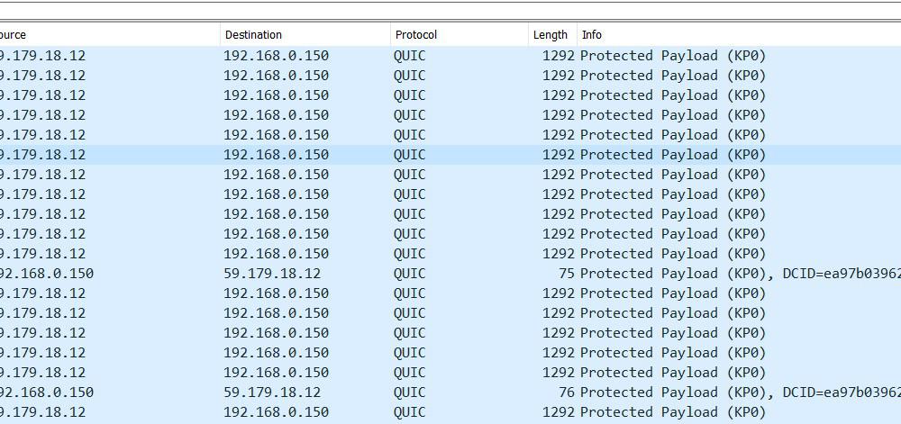 Wireshark capture menu