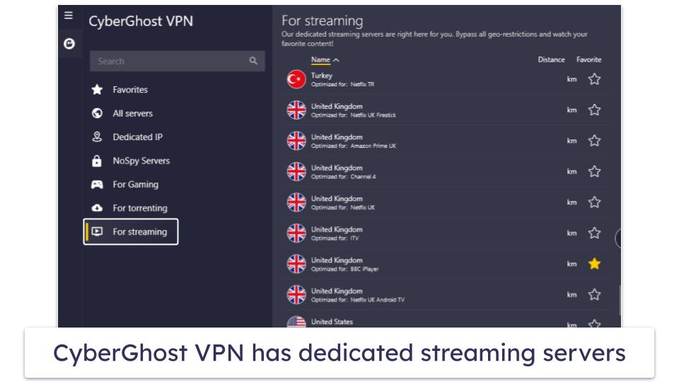 🥈2. CyberGhost VPN — Best Free VPN Extension for Google Chrome