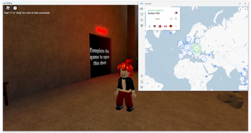 🥉3. NordVPN — Very Secure VPN for Unblocking Roblox at School