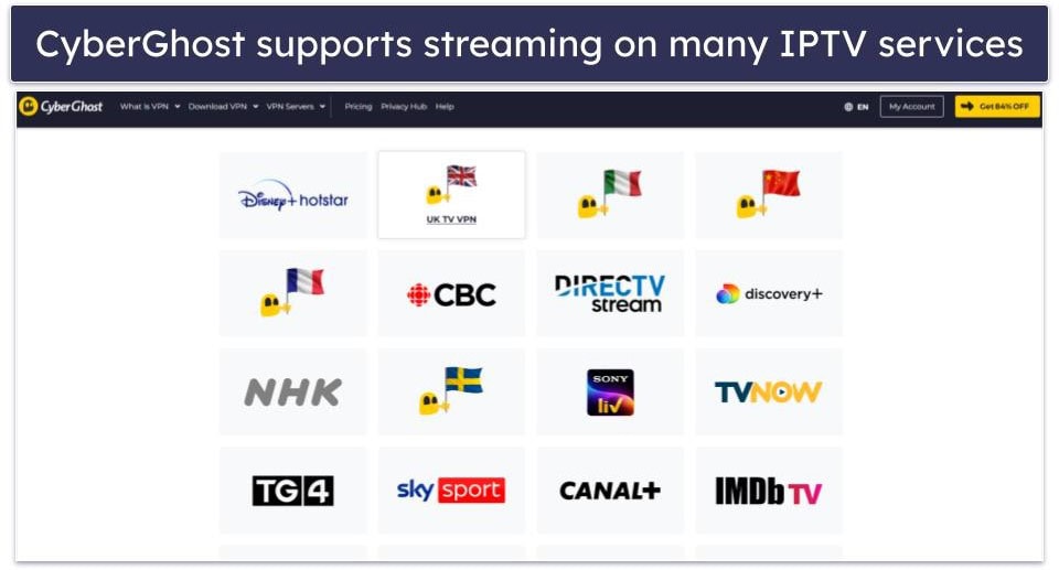 🥉3. CyberGhost VPN — Dedicated Streaming Servers + Convenient Automation