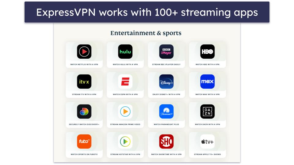 🥇1. ExpressVPN — Best Overall VPN for Android TV Box