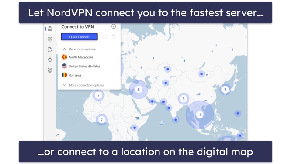 4. NordVPN — Easy-to-use VPN for Watching Chinese TV