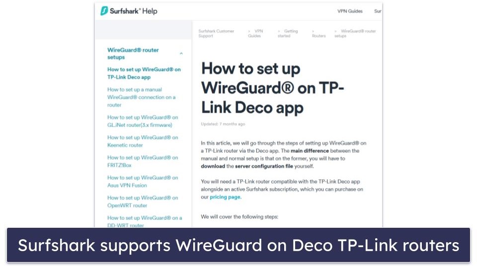 5. Surfshark — Budget-Friendly VPN for Deco TP-Link Routers