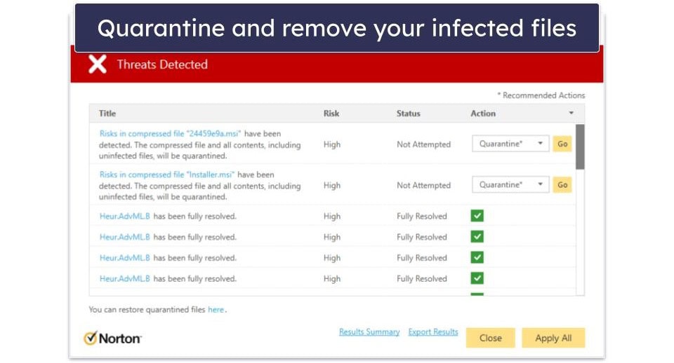 Step 2. Remove the Windows Defender Security Warning Virus and Delete Any Other Infected Files