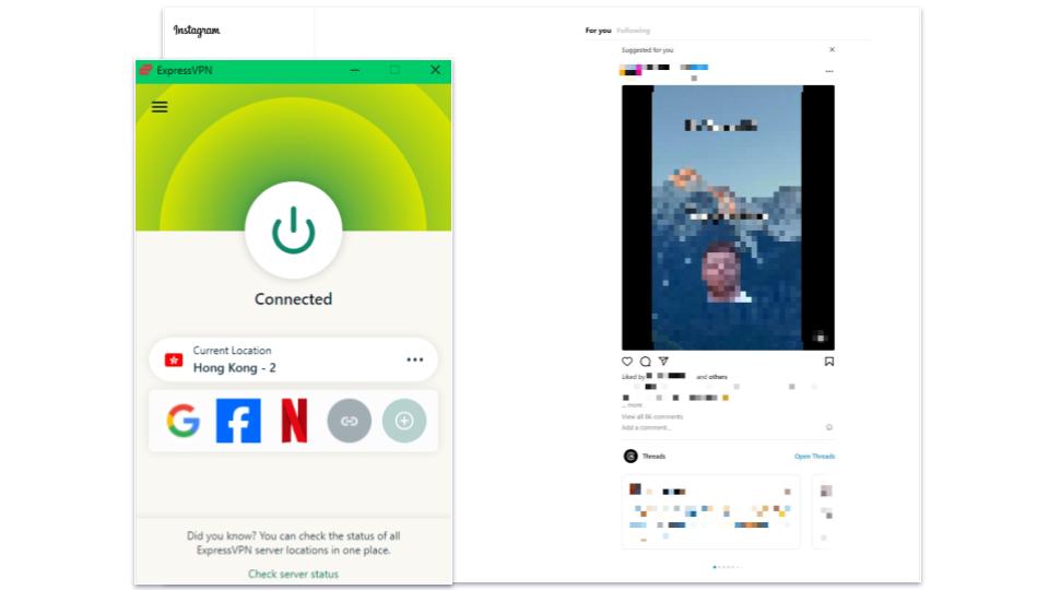 🥇1. ExpressVPN — Best VPN for Accessing Instagram From China in 2024