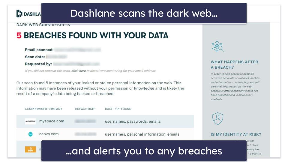 4. Dashlane — Better Security Features (+ VPN)